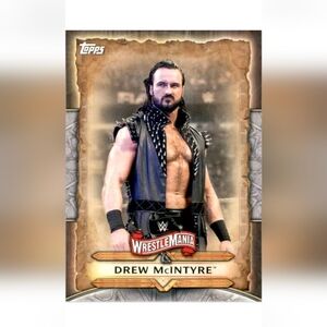 Drew McIntyre 🔥 WWE Wrestling Trading Card 🏆 WWE Champion 🔥 Scottish Warrior